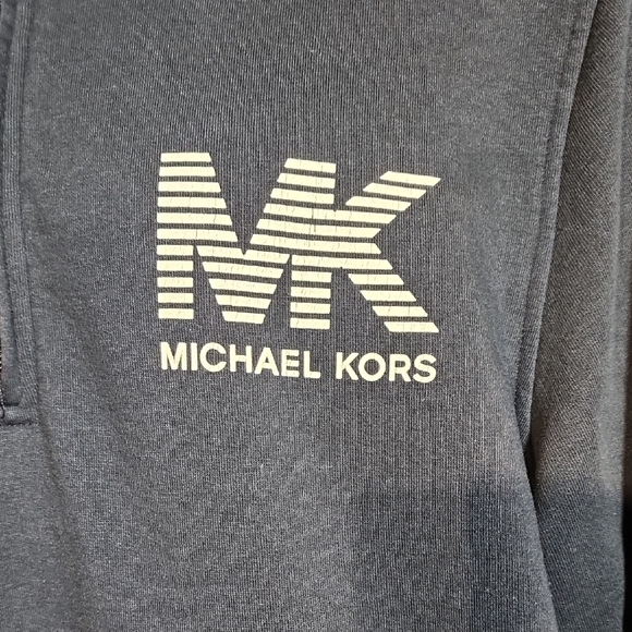 Michael Kors Men's Zip-Up Sweater in Navy - Picture 2 of 10